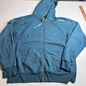 KEEN Hoodie Mens XL Blue Fleece Full Zip Lined Sweatshirt Jacket Outdoor